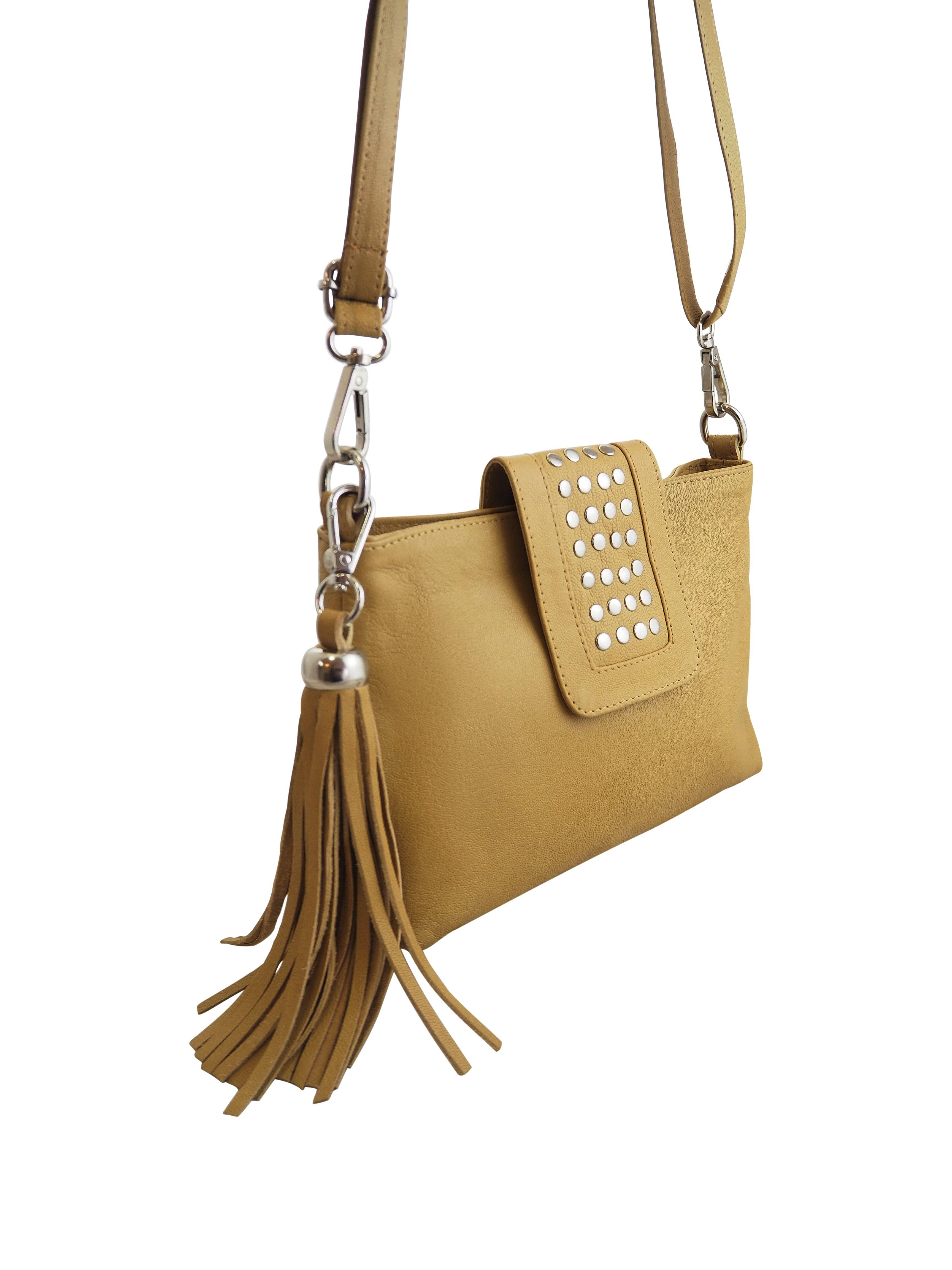 Cadelle Leather - Wholesale Crossbody Bag - Women's - Gigi Crossbody | Camel3