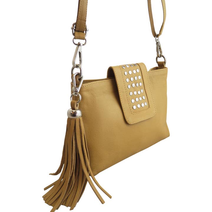 Cadelle Leather - Wholesale Crossbody Bag - Women's - Gigi Crossbody | Camel3