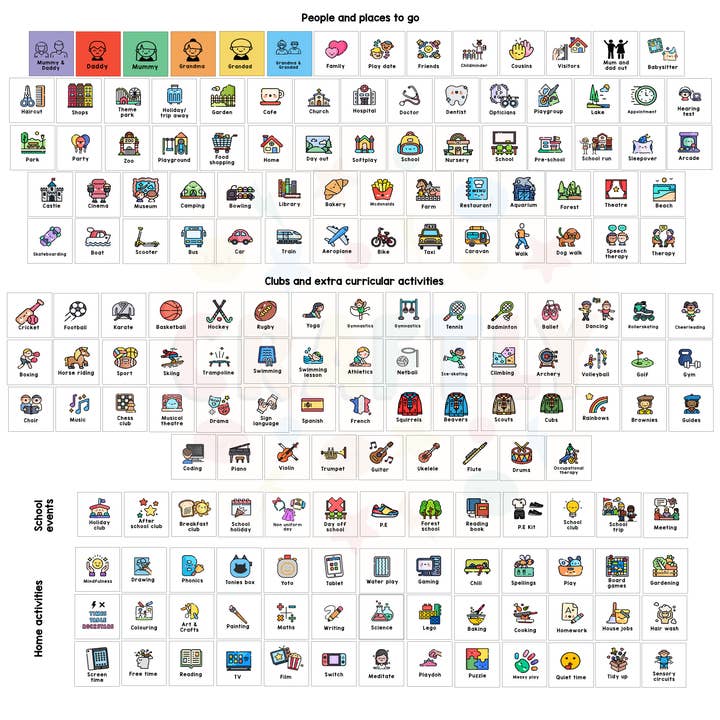The Everything Visual Timetable for wholesale by Craftly Ltd