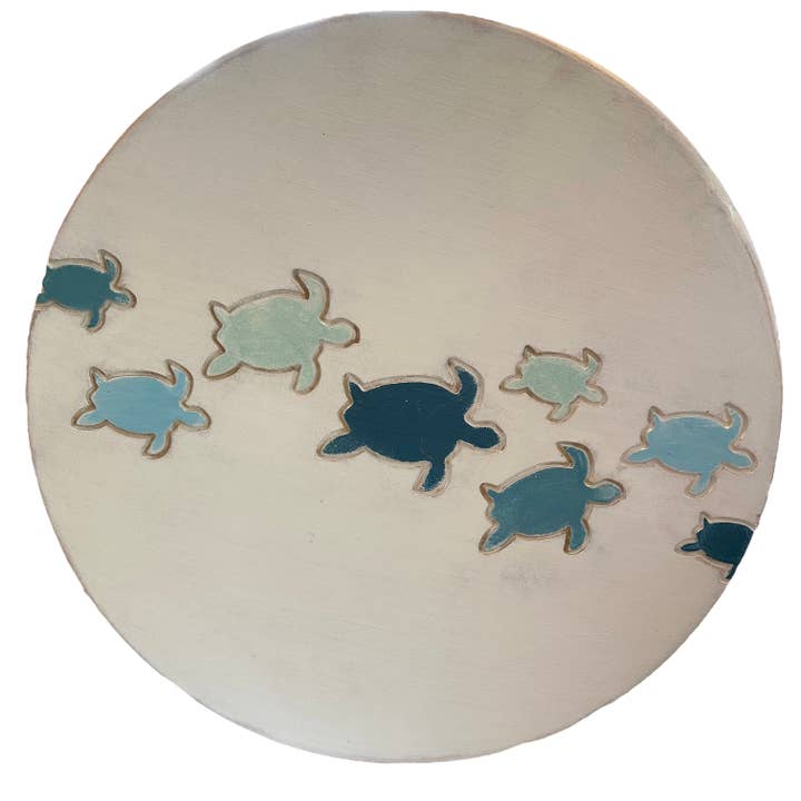 Grace Graffiti - Wholesale Lazy Susan - Lazy Susan no more, she's a Smart Susan: Baby Sea Turtles