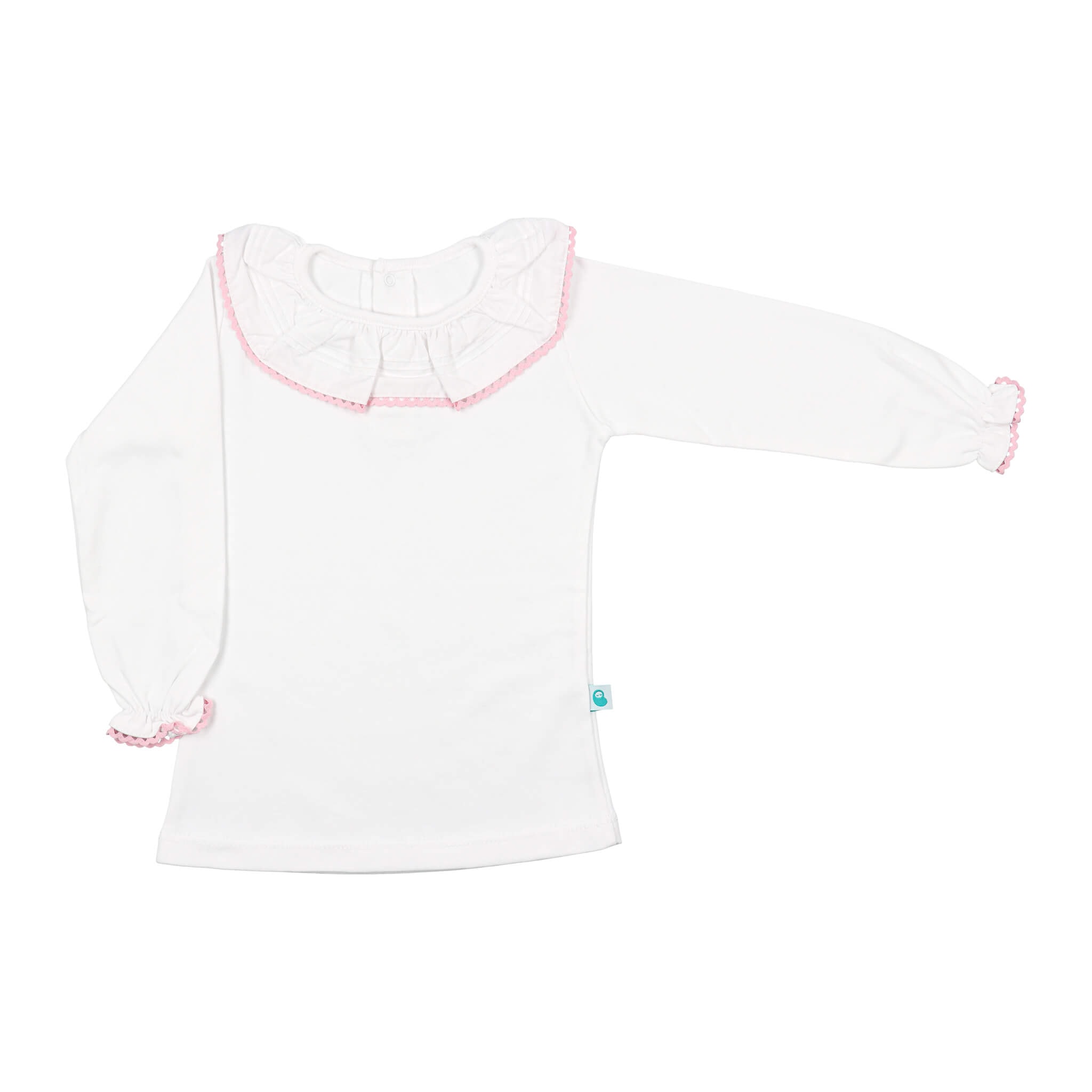 Bean Baby Clothes - Wholesale T-Shirt - Kids - Baby Cotton Shirt with Greek Lace Collar10