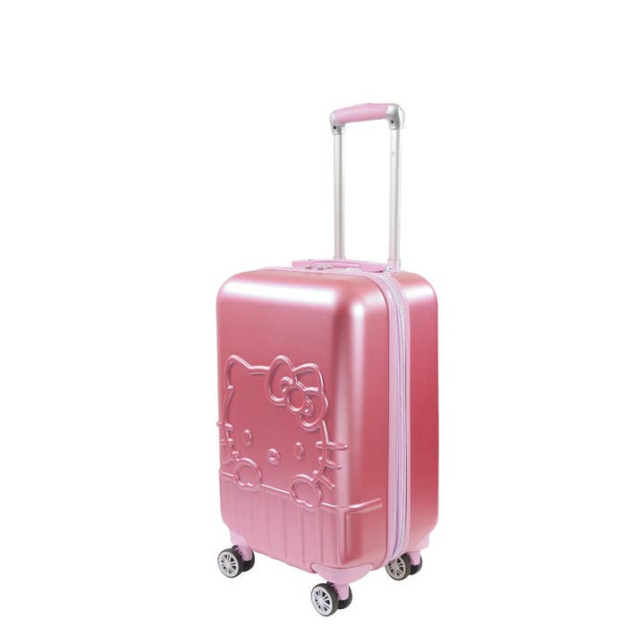 Hello Kitty Ful 21" Hard-sided Spinner Carry-on Luggage Pink for wholesale by FUL Luggage (Concept One)