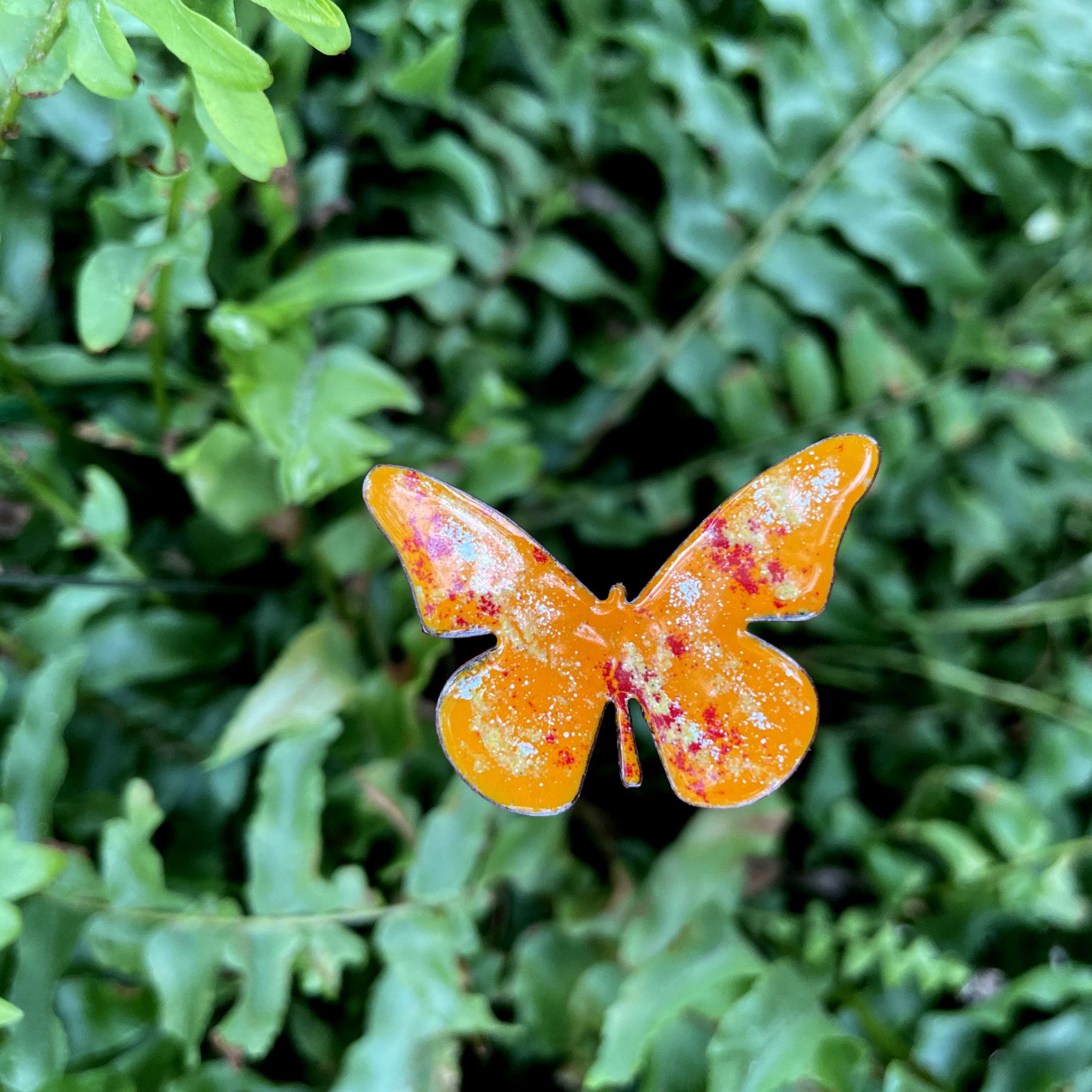 Clever Goods by Annabelle Noel Designs - Wholesale Garden/Lawn Stake - Small Copper Enamel Butterflies18