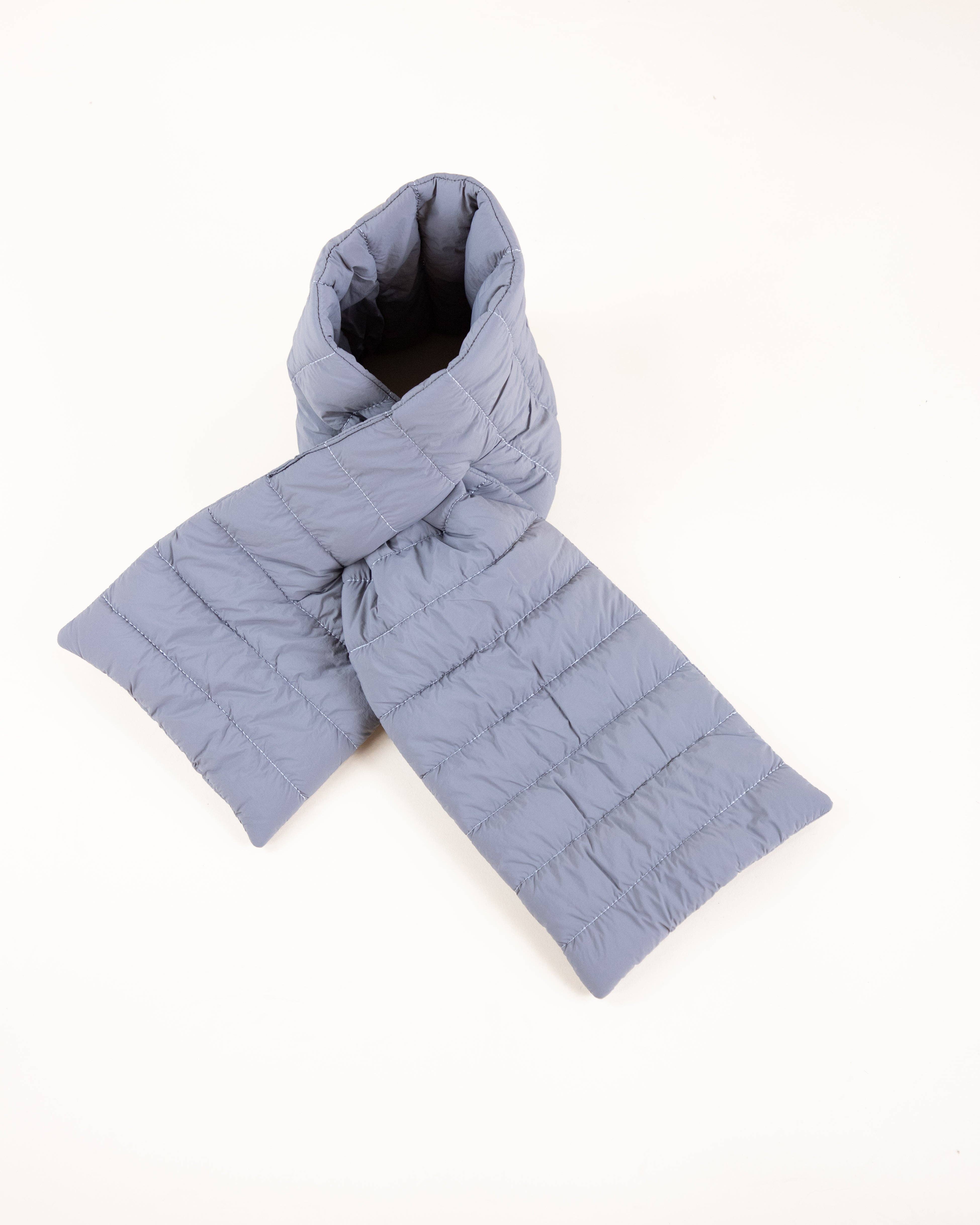 Original USA - Wholesale Scarf - Women's - Solid Matte Ribbed Puffer Keyhole Scarf5