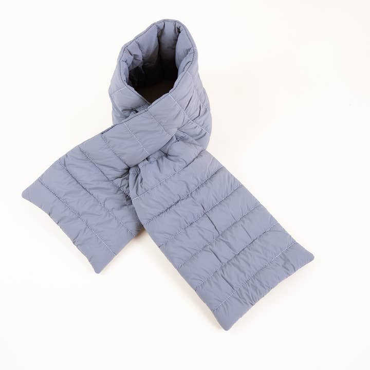 Original USA - Wholesale Scarf - Women's - Solid Matte Ribbed Puffer Keyhole Scarf5