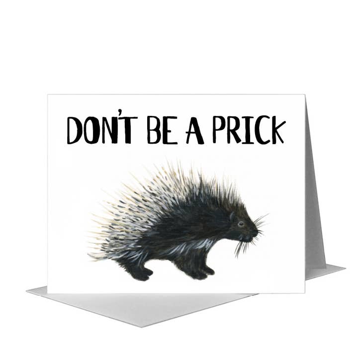 Porcupine, Greeting Card (#8442A) for wholesale by Printed Canvas