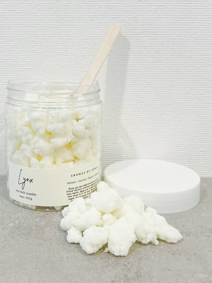 Lynx voks smelte smuldre for engroshandel hos Aromas By April