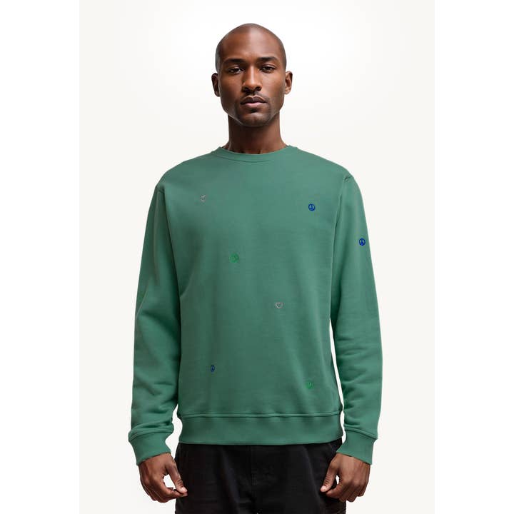 Sweatshirt Peace Love Smile for wholesale by Slopes&Town