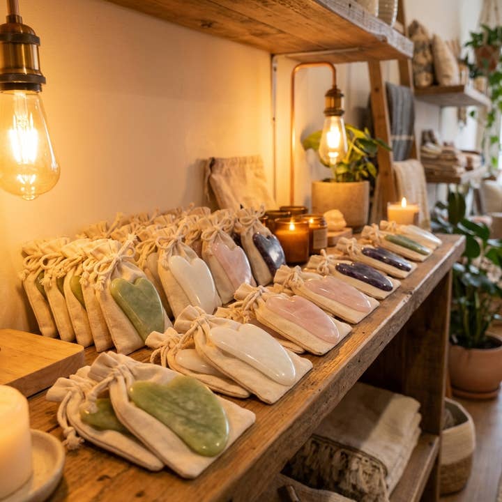 Bamboo Switch - Wholesale Gua Sha Tool - Amethyst Gua Sha | Facial Stone | Faire Market Bestseller5