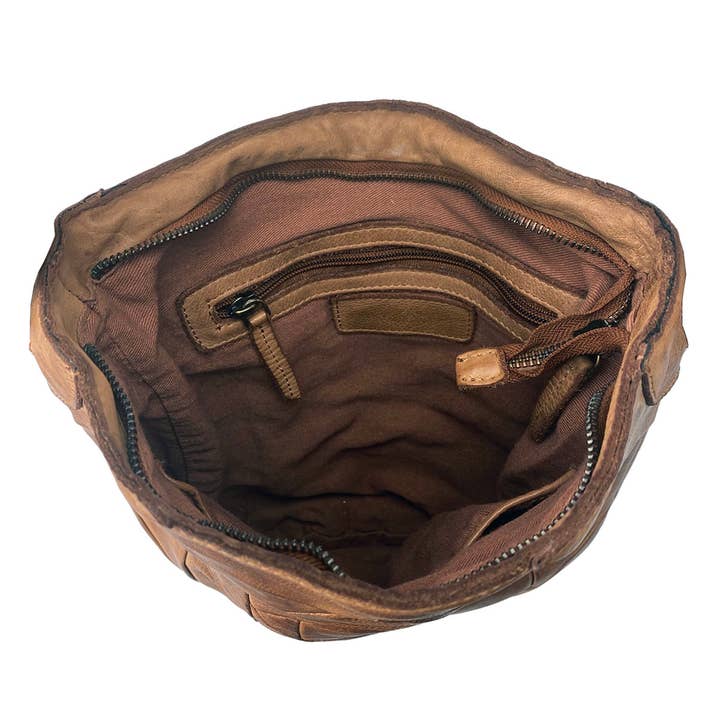 Arrigo - Wholesale Crossbody bag – Women's - Arrigo Ladies Crossbody Shoulder Washed Leather16