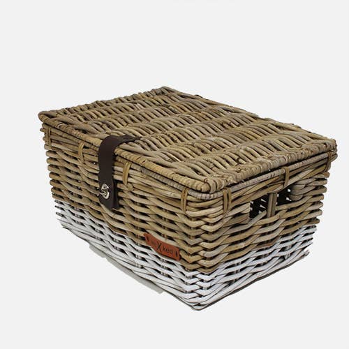 Kratmand L Grigio Con Fondo Bianco Con Coperchio per la vendita all'ingrosso da parte di bike butler