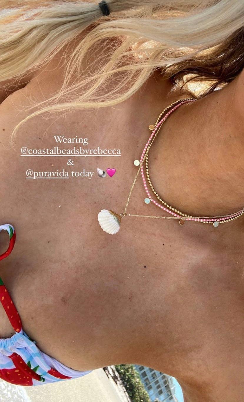 Salt & June - Wholesale Pendant/Charm Necklace - Gold seashell necklaces6