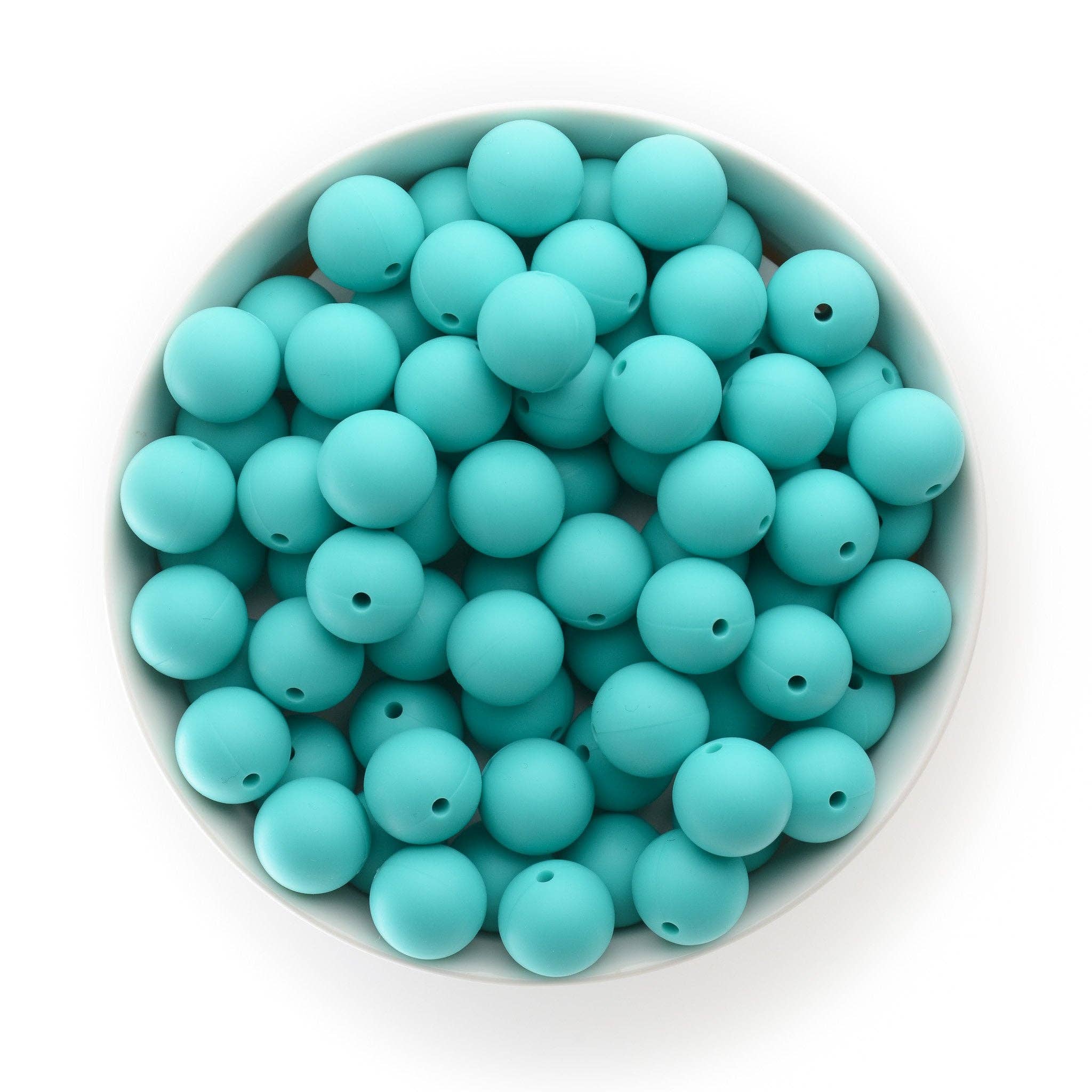 Cara & Co Silicone Craft Supply - Wholesale Beads - 15mm Round Silicone Beads79