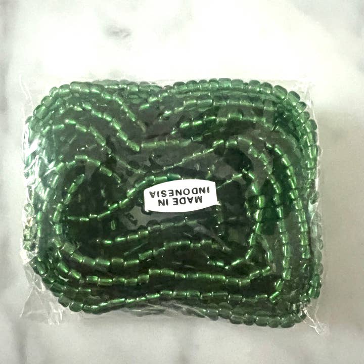 Erik & Mike - Wholesale Beaded Bracelet - Hand Beaded Bracelet stretch in Green Shine3