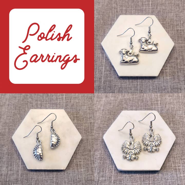 Polish Earrings for wholesale by Buffalo Seamery