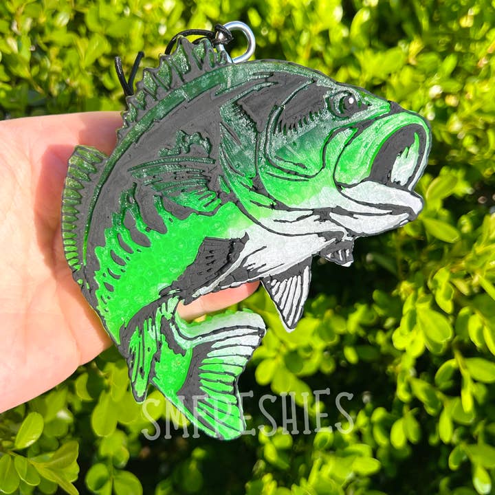 Bass Fish Car Freshie for wholesale by Southern Mama Freshies & More
