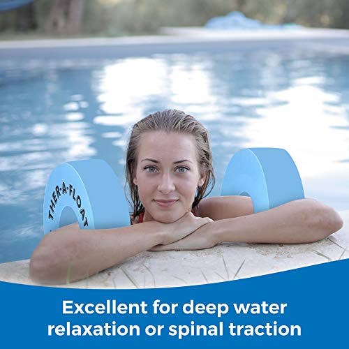 Water Gear - Vente Jeu gonflable - Anneaux Water Gear Ther-A-Float, grands (bleus)