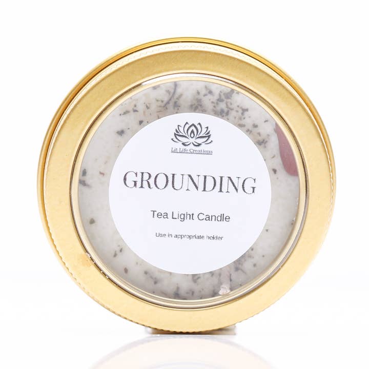 Mini bougies de méditation Grounding de 2 oz pour la vente par Lit Life Creations