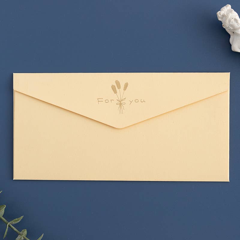 ByHome - Wholesale Envelopes - 50 pcs, 3 colors Foil stamped V-flap Invitation Envelope2