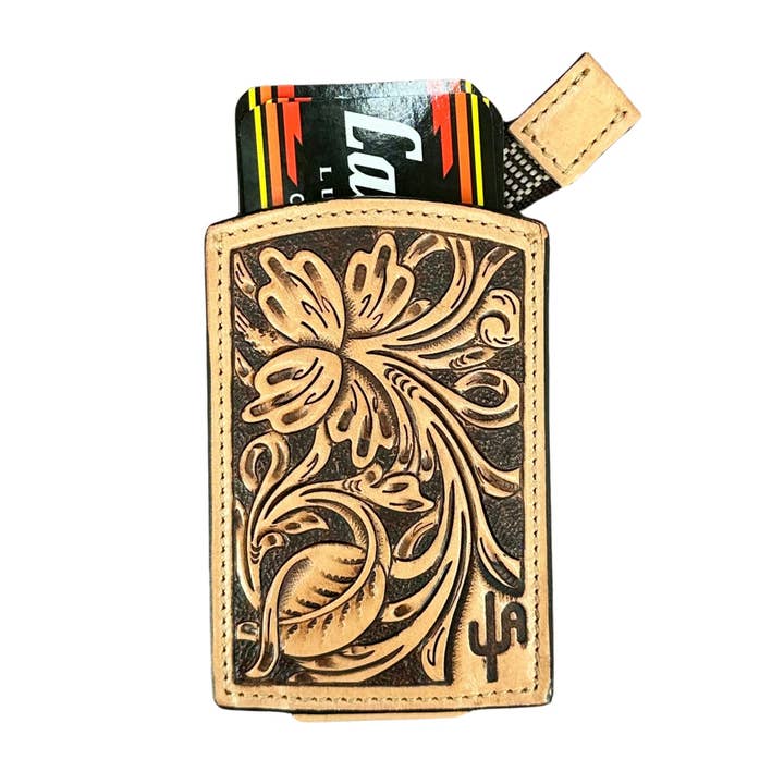 "Il Leroy" - Portafoglio a Nastro in Pelle Fatta a Mano (2024) per la vendita all'ingrosso da parte di Cactus Alley Hat Co.