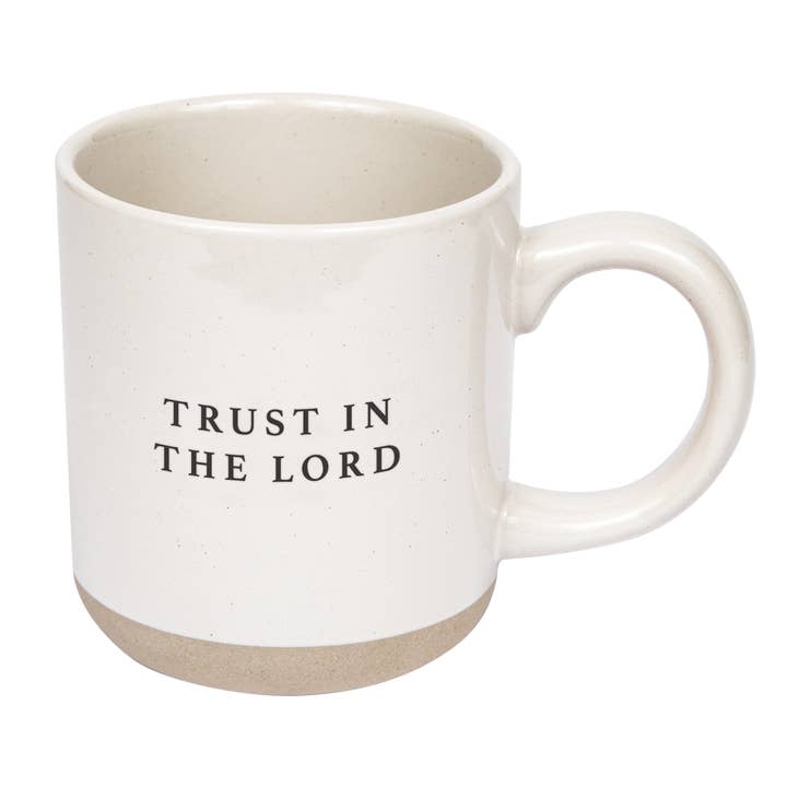 Sweet Water Decor - Wholesale Coffee mug - Trust In The Lord Stoneware Coffee Mug - Home Decor1
