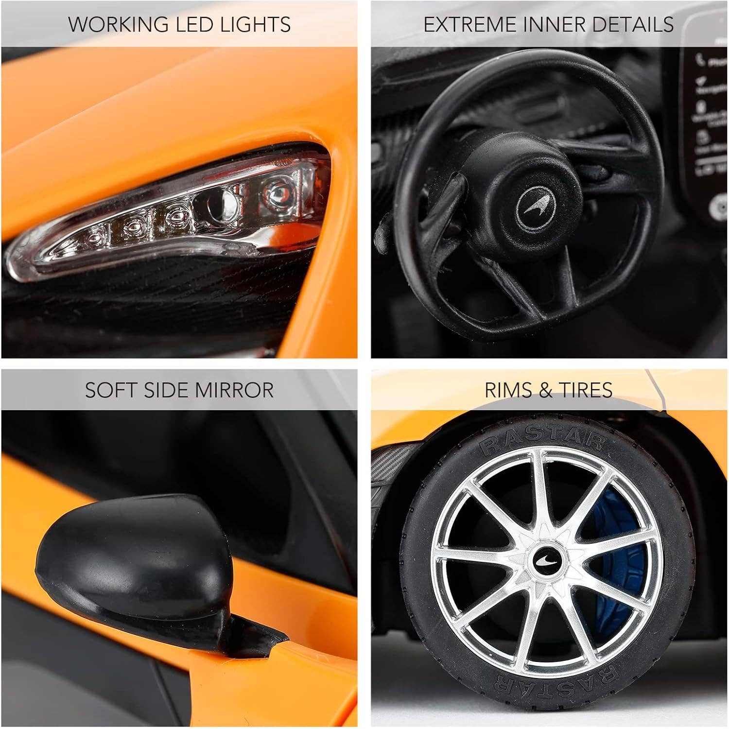 AZ Trading & Import (Toys, RC Toys & More) - Wholesale Toy Car/Truck - Kids - 1:14 Mclaren Senna RC Model Cars 2.4G Orange4