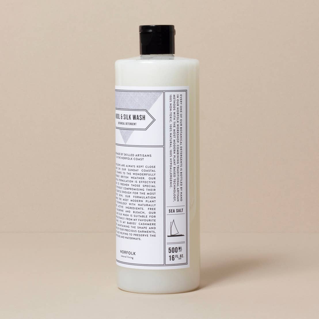 Norfolk Natural Living - Vente Lessives liquides - Détergent laine et soie - Coastal Walks 500 ml1