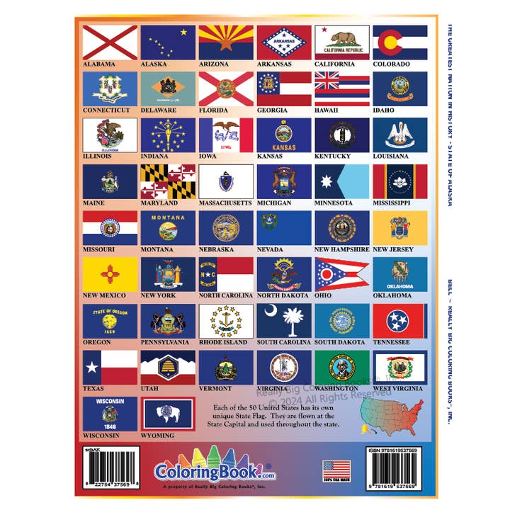 Really Big Coloring Books | ColoringBook.com - Wholesale Coloring & Activity Book - Kids & Baby - Alaska State Coloring Book 8.5 x 114