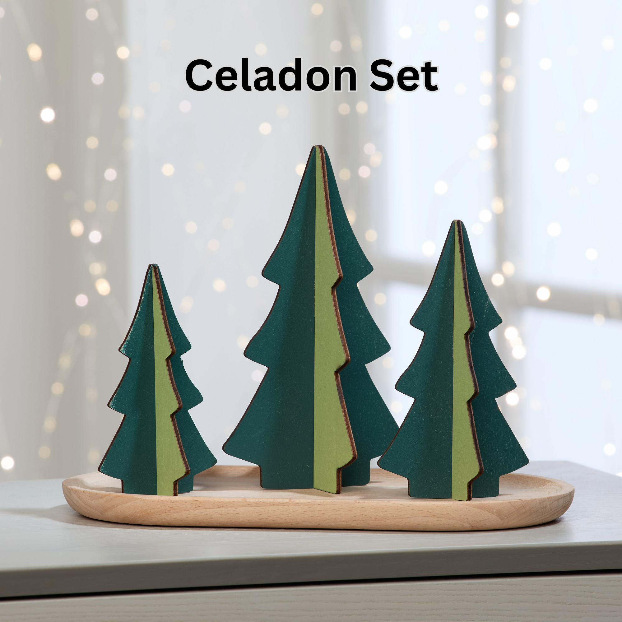 Your Heart's Content – Decoração de Natal por atacado – Conjuntos de Madeira com Árvores Interligadas, Encanto Inspirado na Natureza, Único2