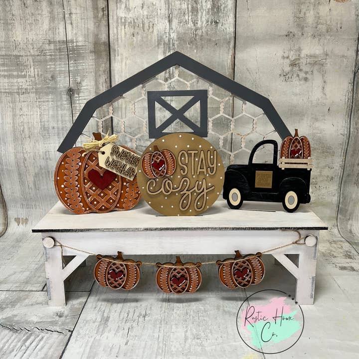 Kit interchangeable pour chandail d'automne pour bancs pour la vente par Rustic Home Co LLC