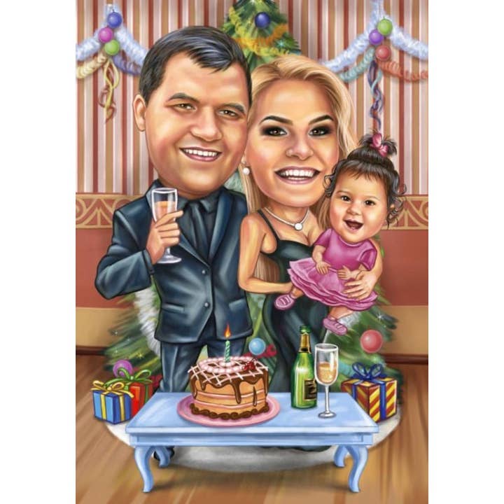 COMPLEANNO NATALE per la vendita all'ingrosso da parte di Caricature4You