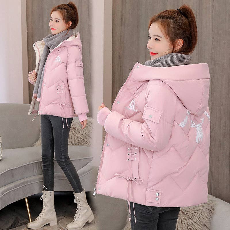Marayn - Wholesale Puffer Jacket - Women's - Chic 2025 Winter Puffer Jacket Korean Style Warm Loose #249