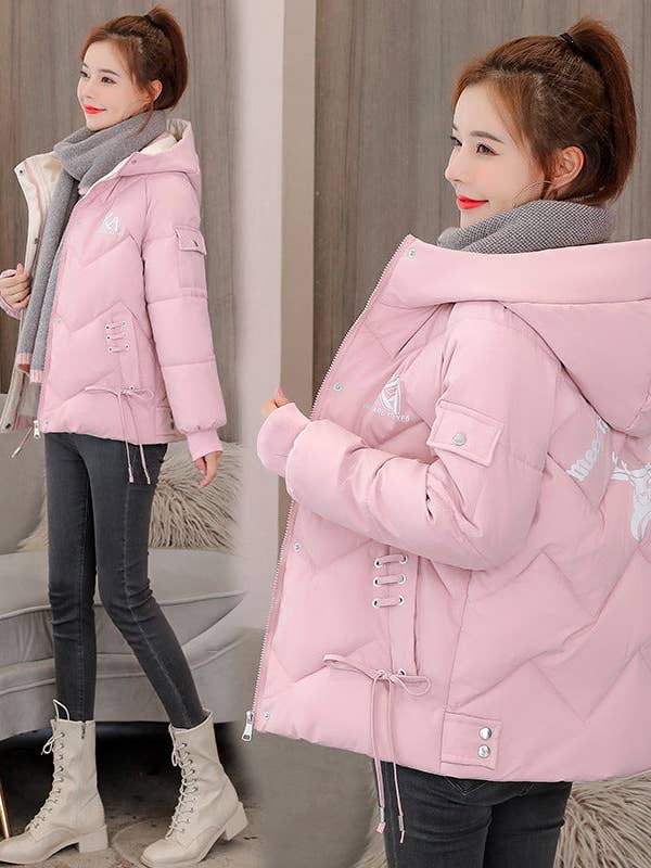 Marayn - Wholesale Puffer Jacket - Women's - Chic 2025 Winter Puffer Jacket Korean Style Warm Loose #249