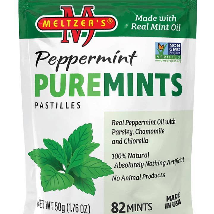 Meltzer's Puremints – wholesale Minttabletter – Meltzer's Puremints Pepparmint pastiller 82 pastiller påse