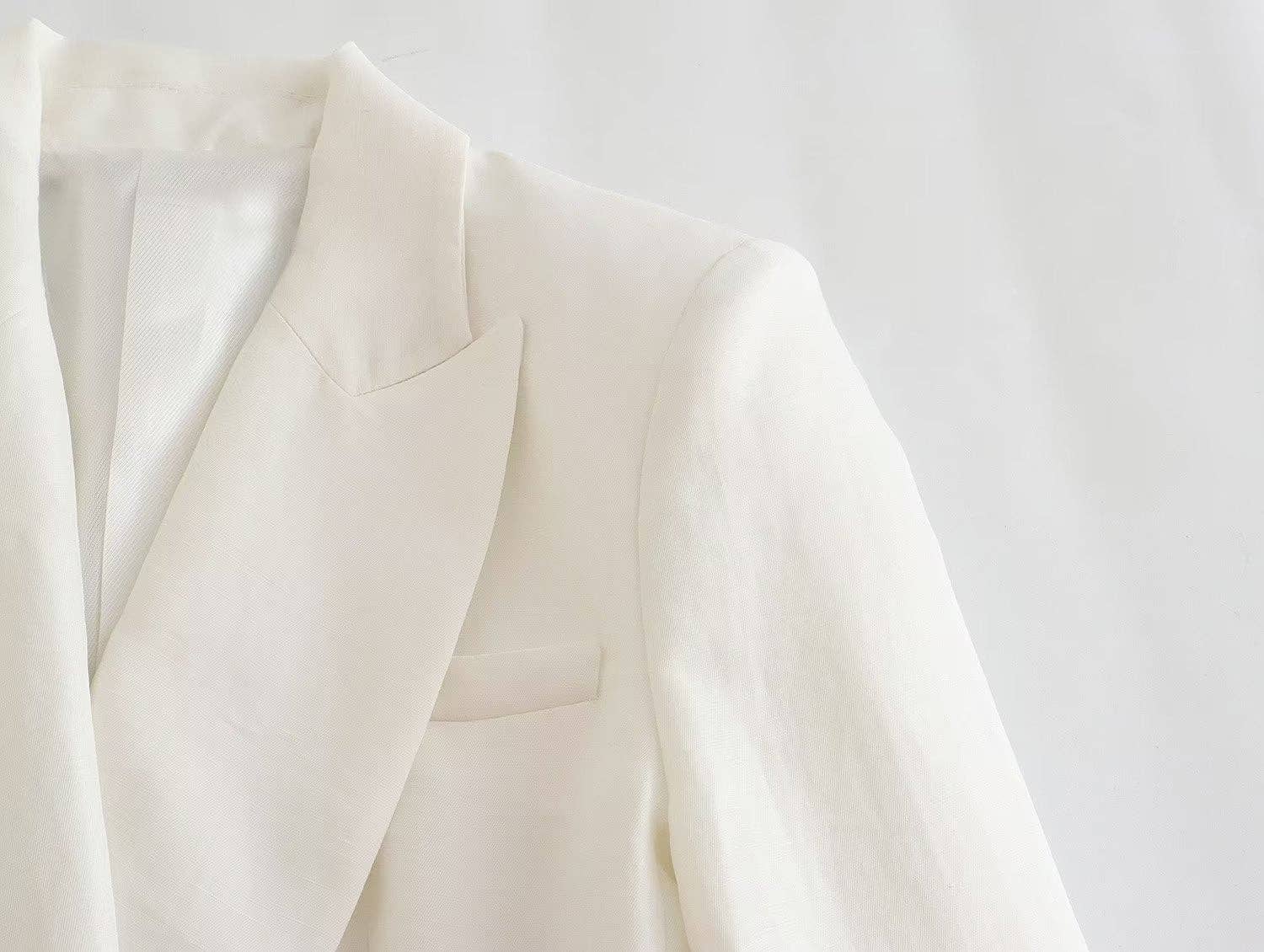 Marayn - Wholesale Suit Set - Women's - Linen Suit Set Blazer Vest and Trousers  Chic Export46