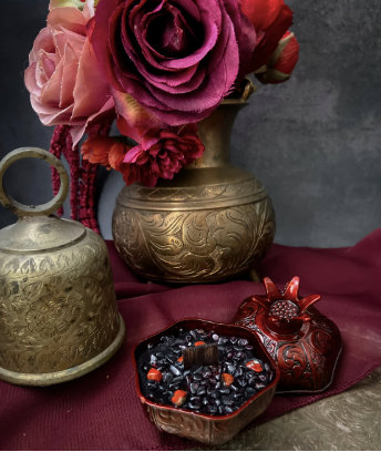 Sacred Lore - Wholesale Novelty Candle - Persephone Pomegranate Candle, Soy candle with wood wick6