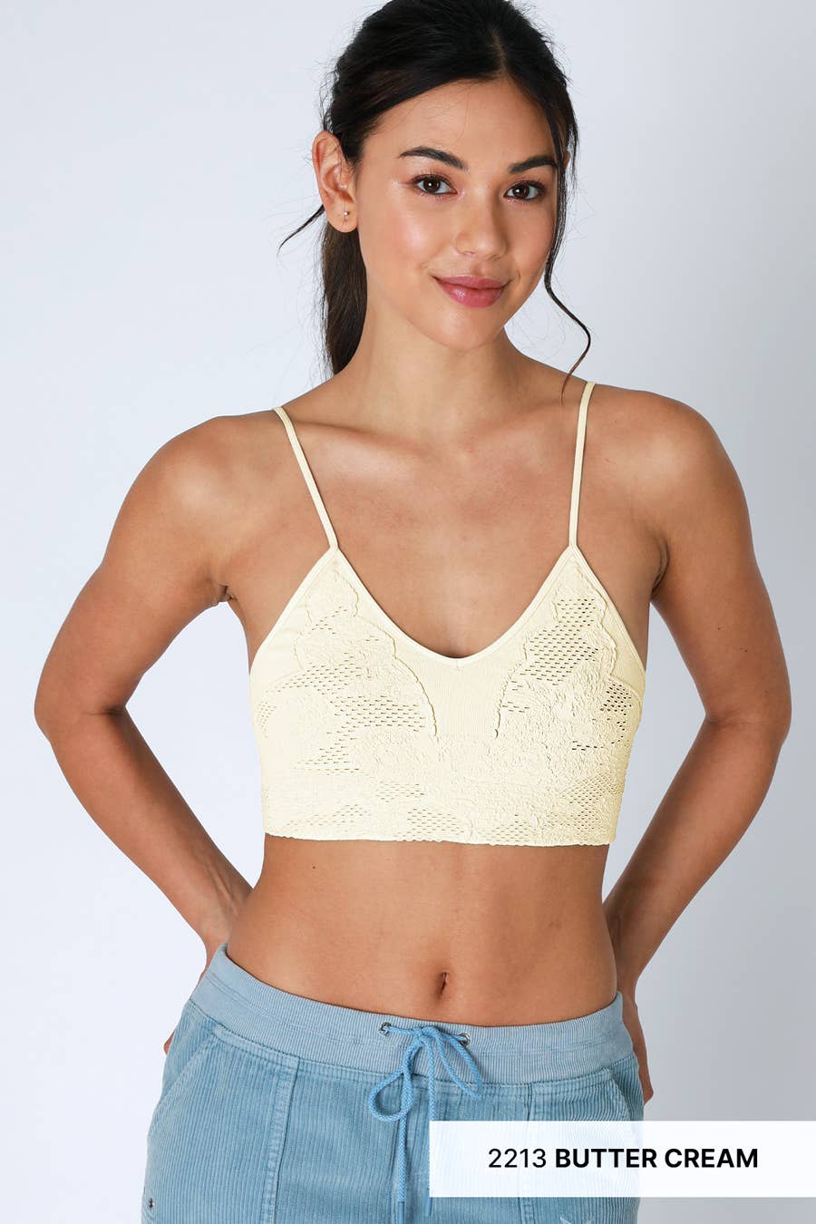 NIKIBIKI - Venta al por mayor Brallete - Mujer - NS7770 - Bralette bordado de encaje21