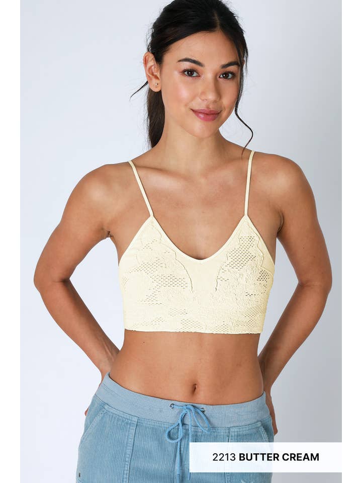 NIKIBIKI - Wholesale Bralette - Women's - NS7770 - Lace Embroidered Bralette2