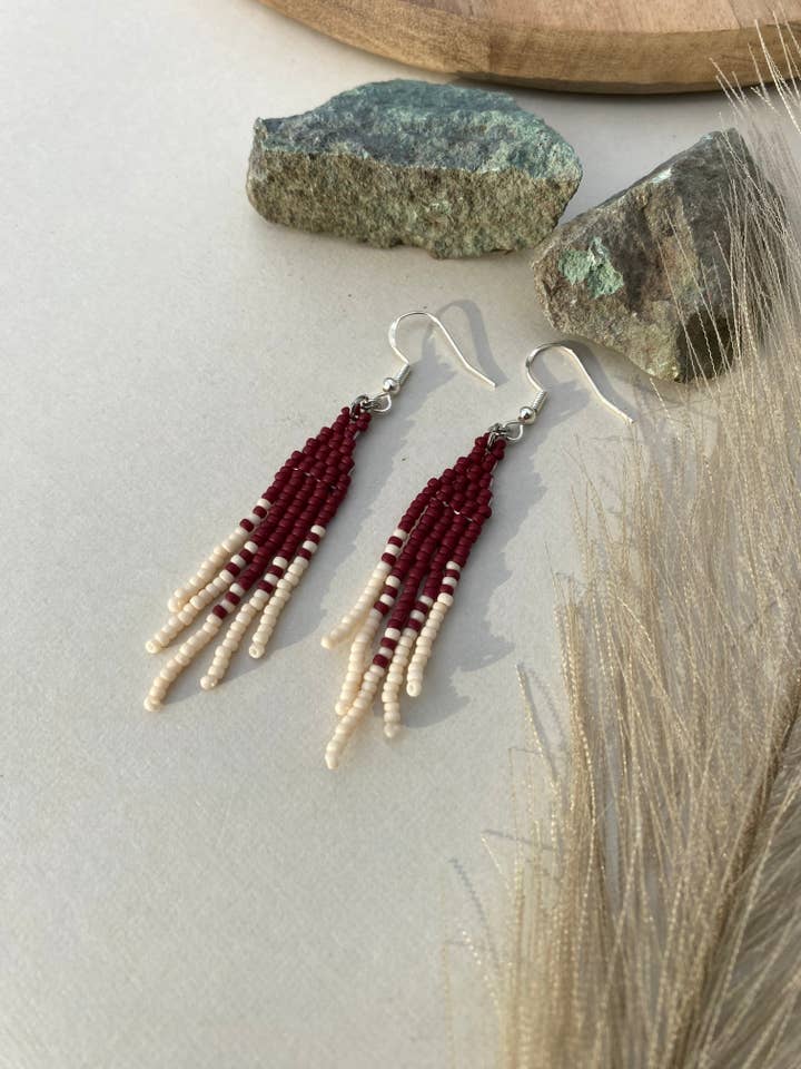 Minimal Fringe Earrings for wholesale by Little Rogue Co