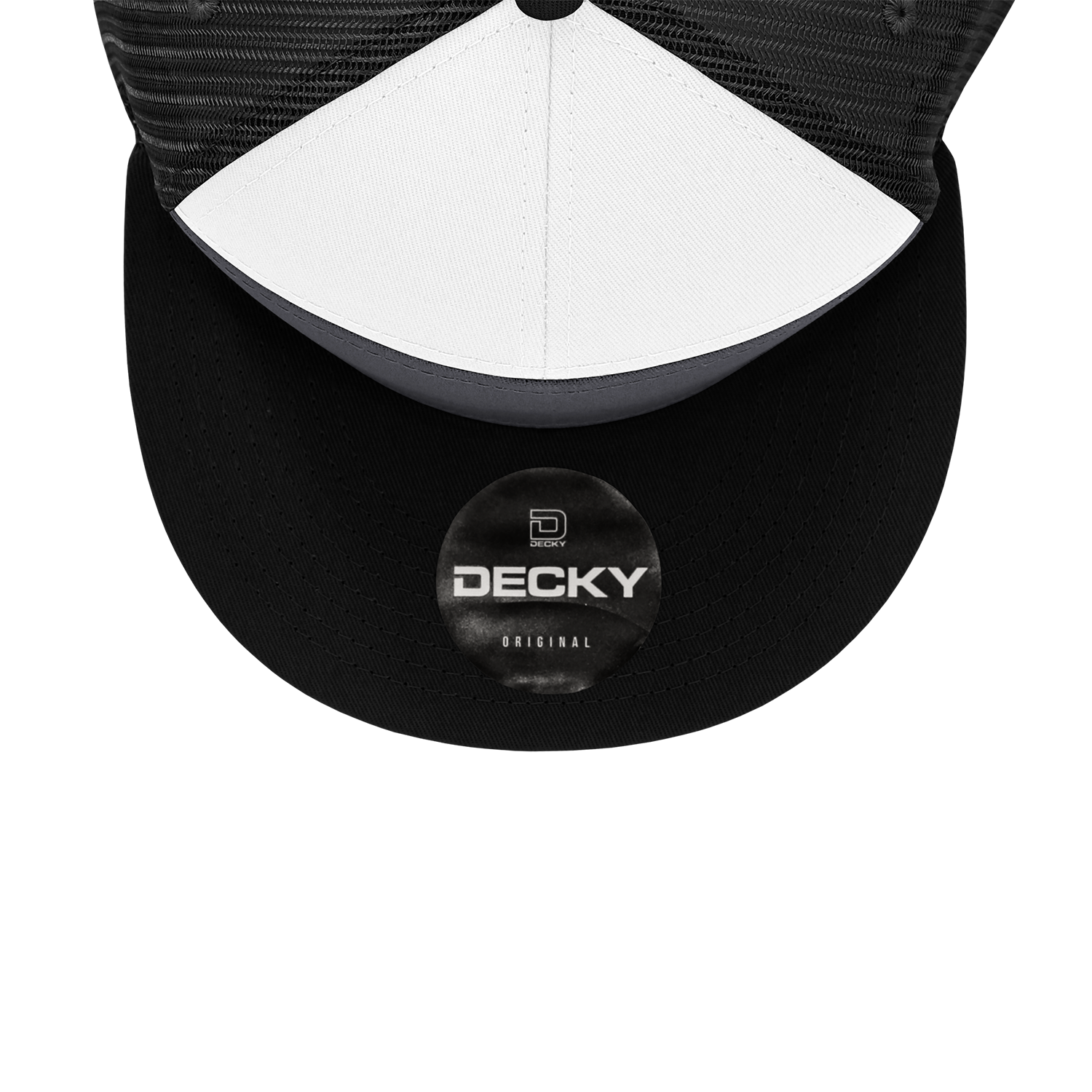 The Park Wholesale - Wholesale Trucker Hat - Unisex - Decky 1133 Blank 7 Panel Trucker Flat Bill Snapback Hat17