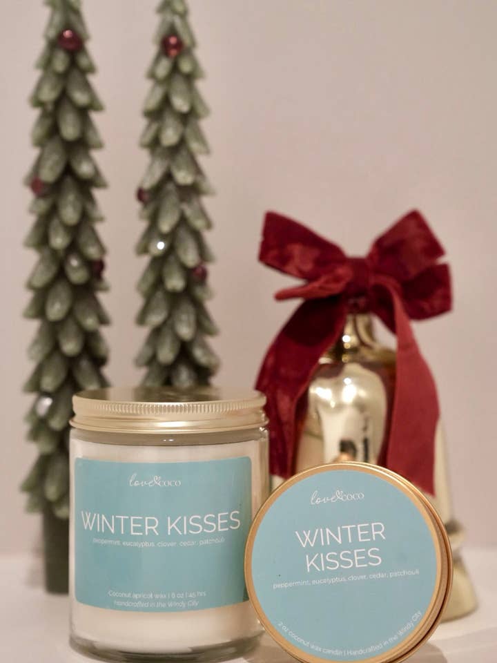 Winter Kisses – Holiday Coconut Wax Candle (Limited Edition) for wholesale by Love Coco
