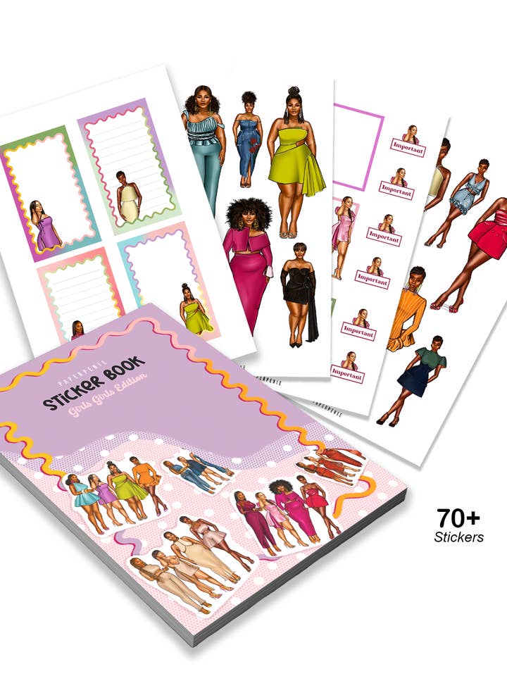 Livro de autocolantes para raparigas por atacado de Paper Penie