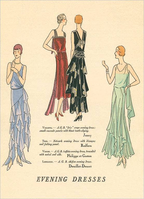 Found Image Press - Wholesale Magnet - Magnet FN-341 Evening Dresses0