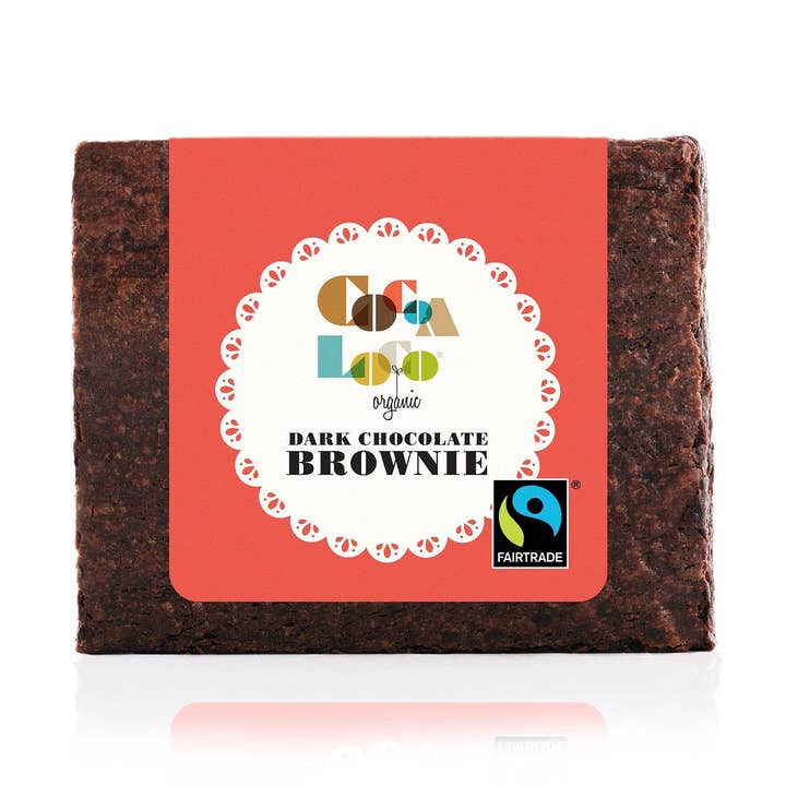 Dark Chocolate Brownie – 12 Individual for wholesale by Cocoa Loco
