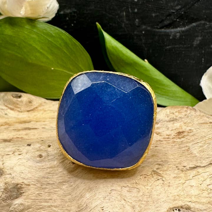 Kipepeo - Wholesale Cocktail/Statement Ring - Large Square Cocktail Ring
