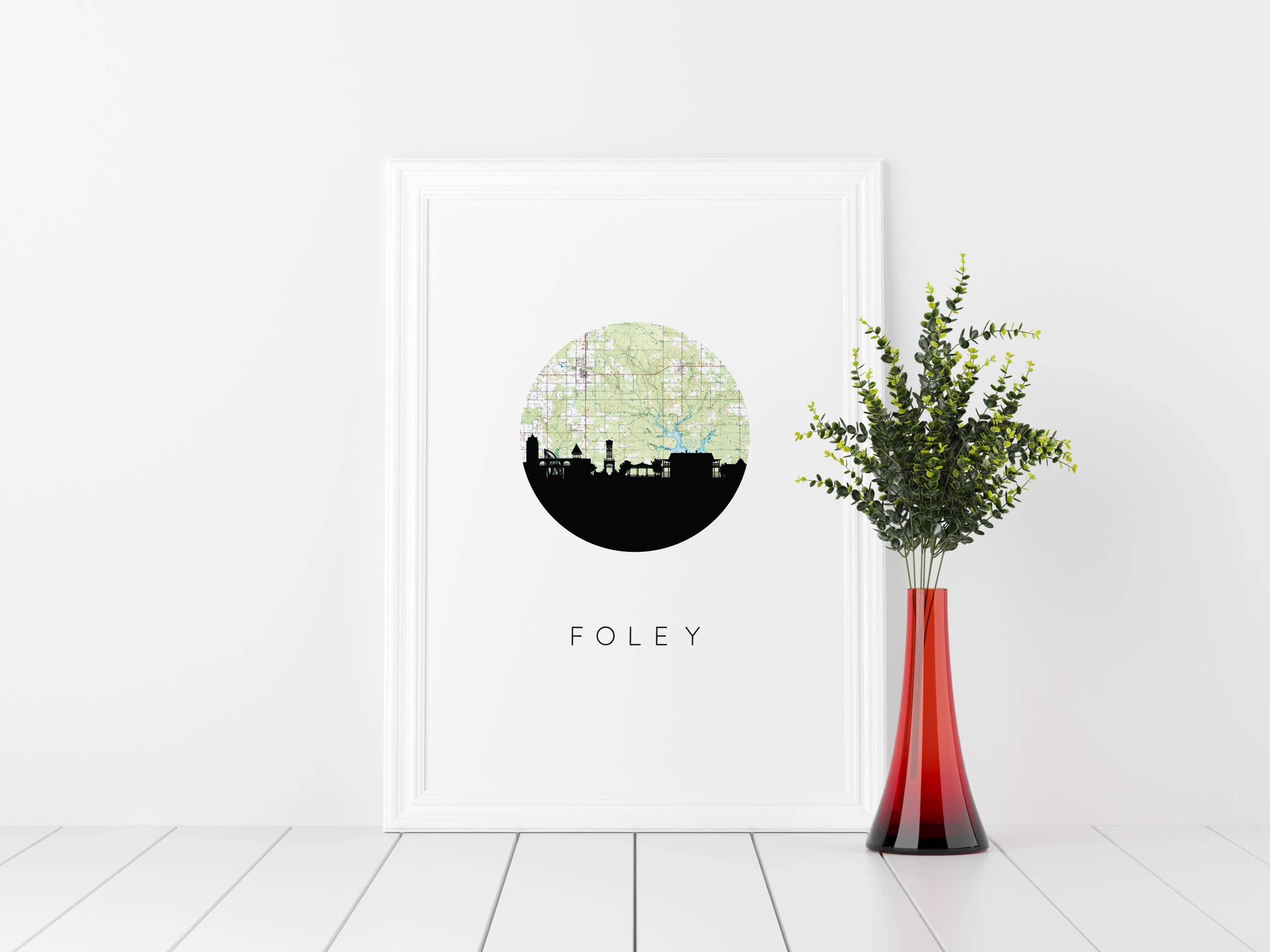 Paperfinch Design - Vente Affiche d'art - Tirage d'art de la carte et de la ligne d'horizon3