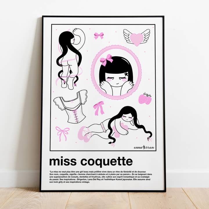 Emma Trem - Wholesale Poster - Poster - Miss Coquette