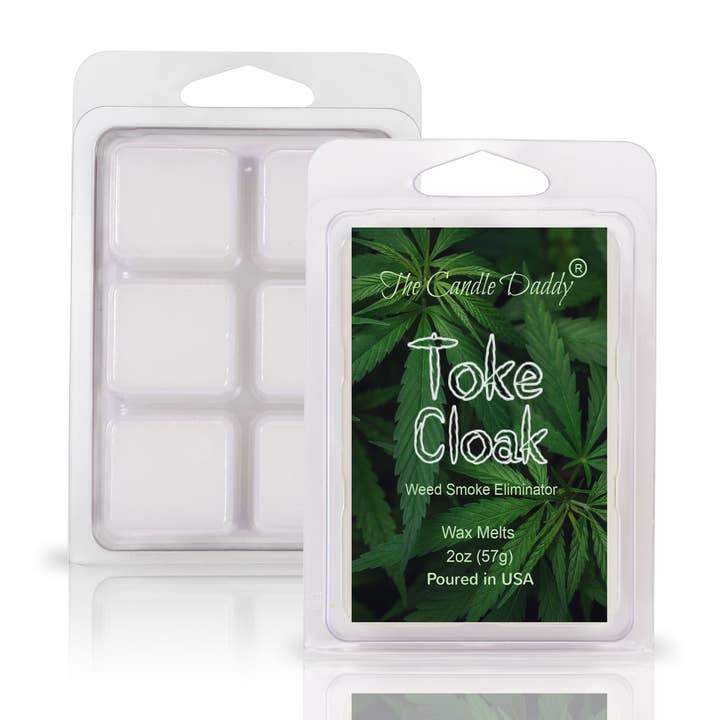 The Candle Daddy - Wholesale Wax Melt - TOKE CLOAK - WEED SMOKE ELIMINATOR WAX MELT - 1 PACK