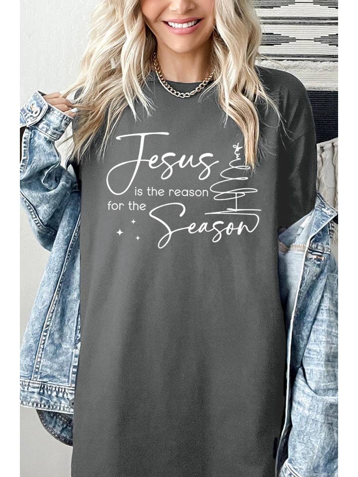 COLORBEAR - Wholesale T-shirt (graphic) – women's - Jesus Reason Season Graphic Heavy Cotton Tee14