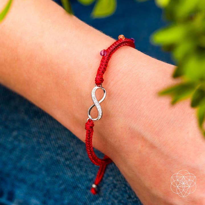 Conscious Items - Wholesale Woven/braided bracelet - Infinite Prosperity - Eight-Strand Red String Bracelet1